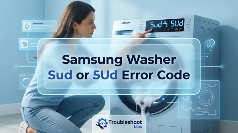 Samsung Washer Sud or 5Ud Error Code-Fi