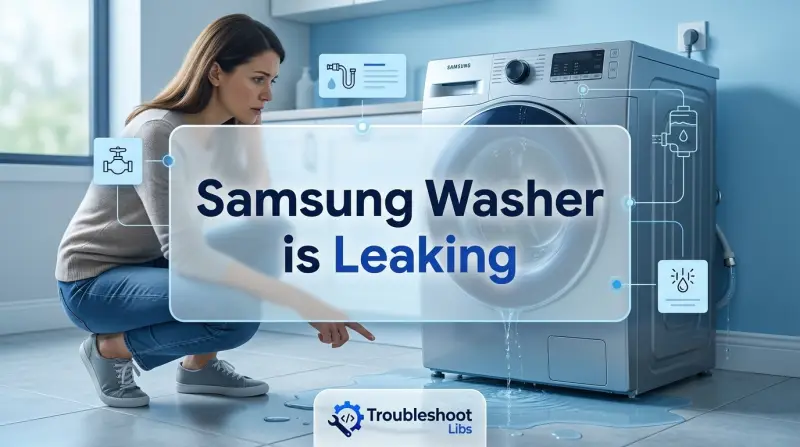 Samsung Washer is Leaking-Fi
