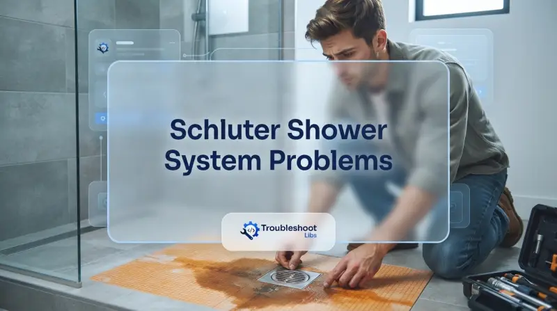 Schluter Shower System Problems