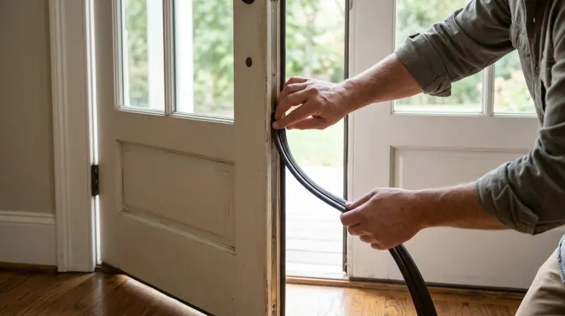 Sealing Gap Between Double Doors