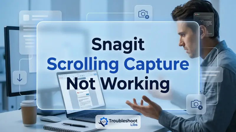 Snagit Scrolling Capture Not Working-Fi