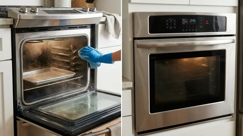 Steam Clean Oven Vs Self Clean