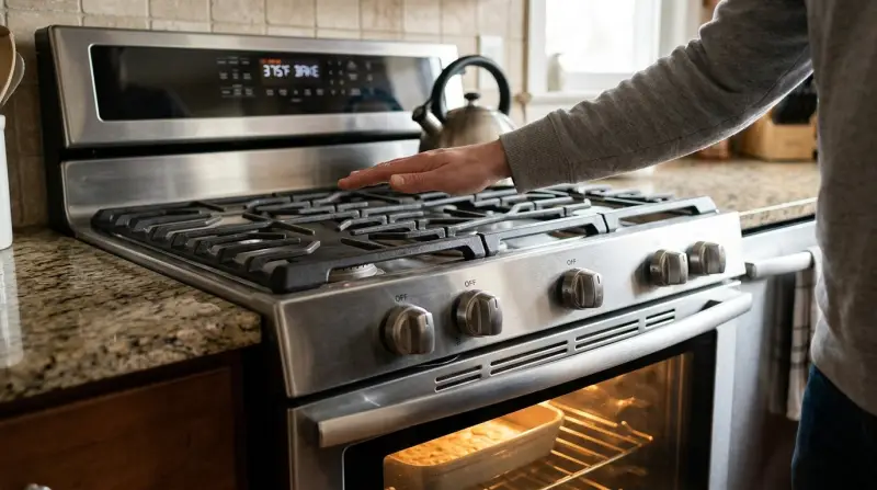 Stovetop Gets Hot When Oven Is On
