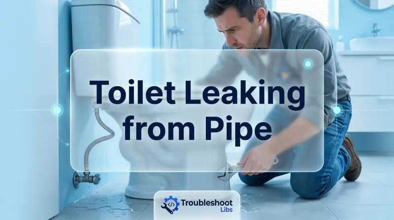Toilet Leaking from Pipe-Fi