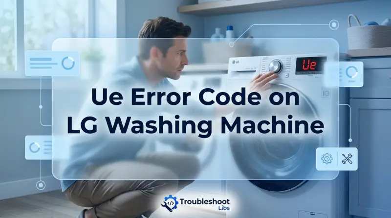 Ue Error Code on LG Washing Machine-Fi