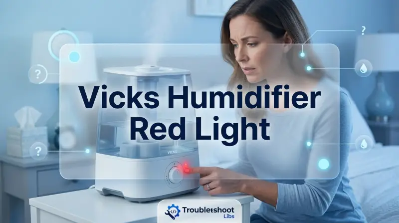 Vicks Humidifier Red Light-Fi