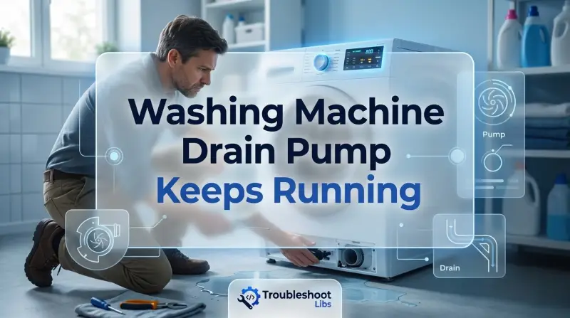 Washing Machine Drain Pump Keeps Running-Fi
