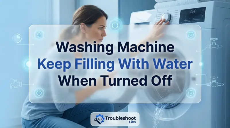 Washing Machine Keep Filling With Water When Turned Off-Fi