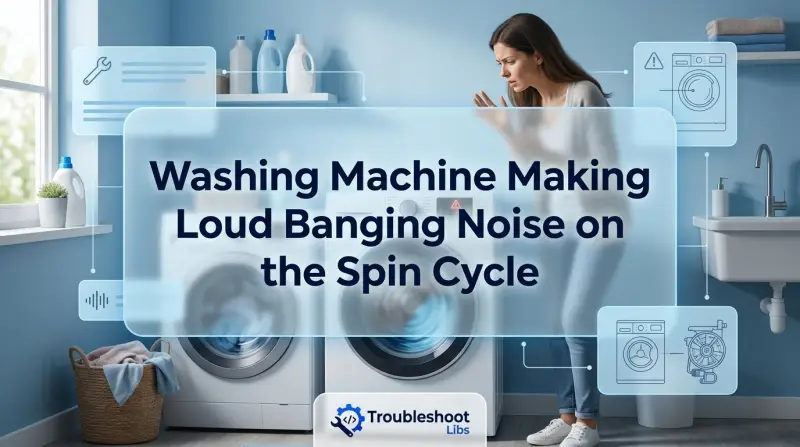 Washing Machine Making Loud Banging Noise on the Spin Cycle-Fi