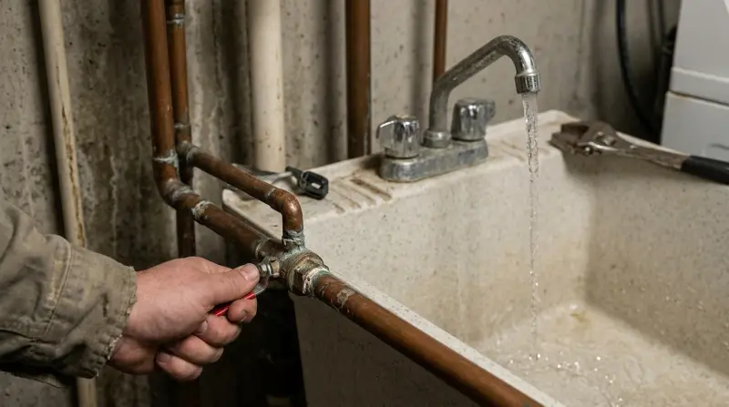 Water Shut Off But Still Running