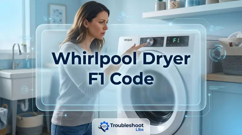 Whirlpool Dryer F1 Code-Fi