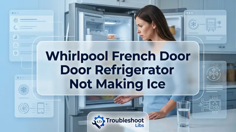 Whirlpool French Door Refrigerator Not Making Ice-Fi