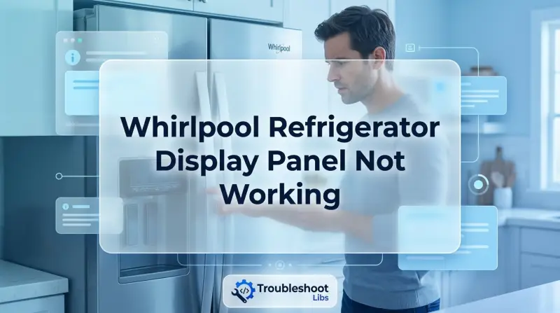 Whirlpool Refrigerator Display Panel Not Working-Fi