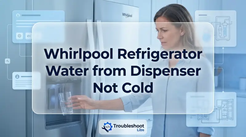Whirlpool Refrigerator Water from Dispenser Not Cold-Fi