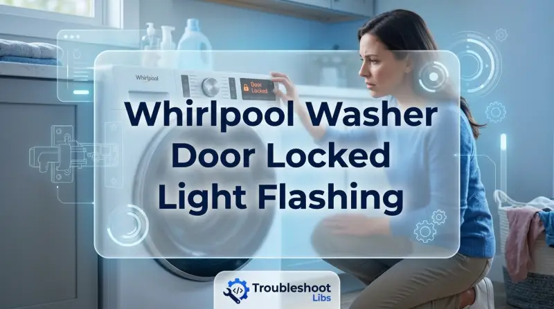 Whirlpool Washer Door Locked Light Flashing-Fi