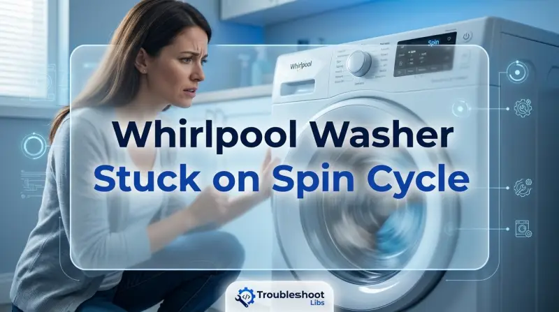 Whirlpool Washer Stuck on Spin Cycle-Fi