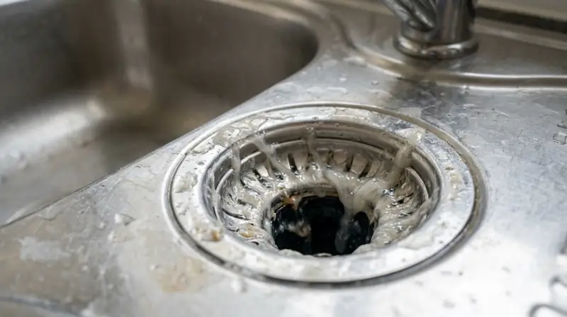 White Slime in Sink Drain