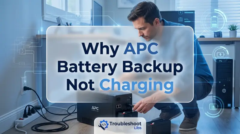 Why APC Battery Backup Not Charging-Fi
