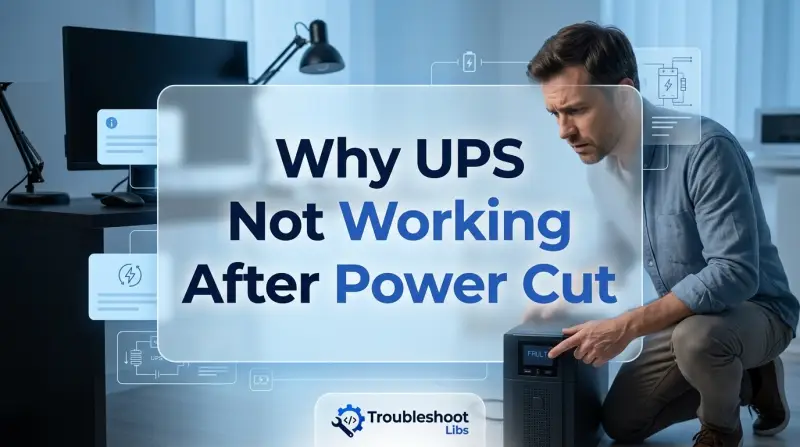 Why UPS Not Working After Power Cut-Fi
