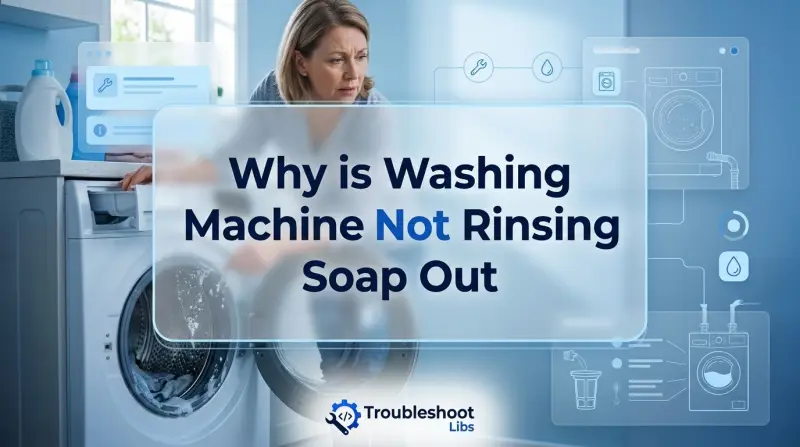 Why is Washing Machine Not Rinsing Soap Out-Fi