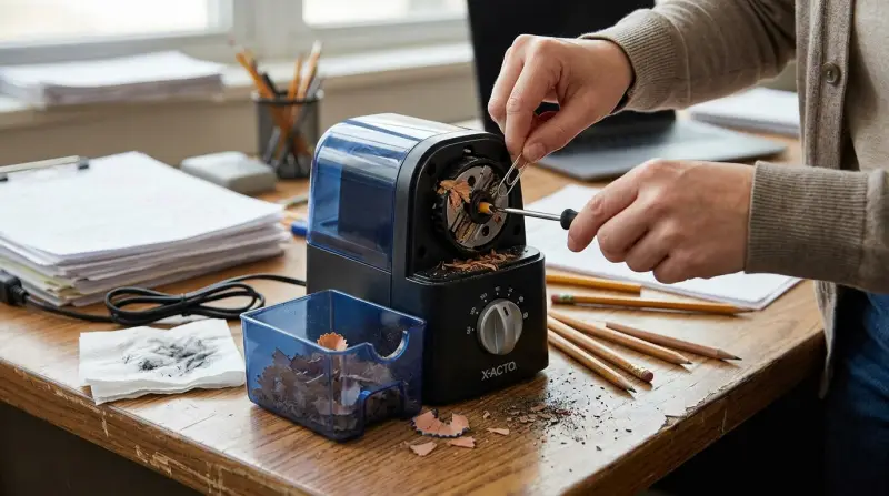 X Acto School Pro Pencil Sharpener Not Working