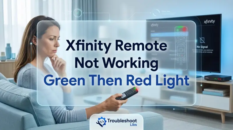Xfinity Remote Not Working Green Then Red Light-Fi