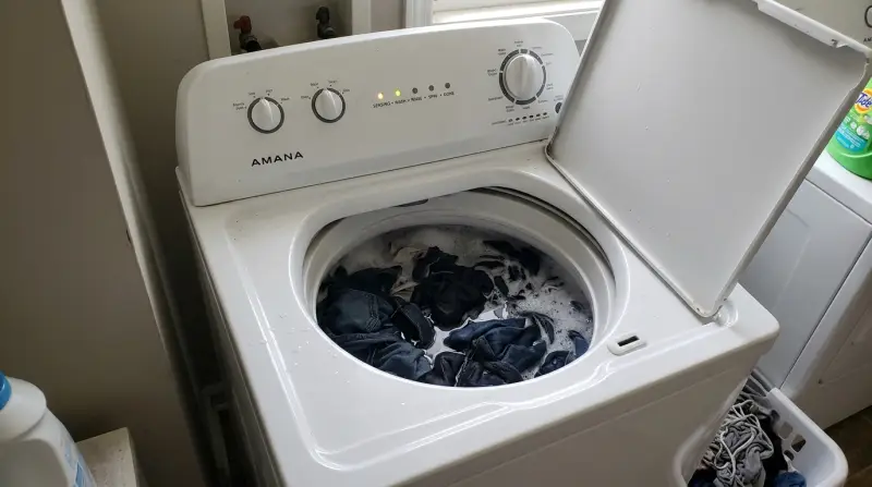 Amana Washer Stuck on Wash
