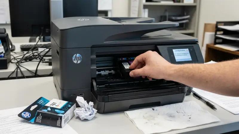 Cartridge Error on HP Printer