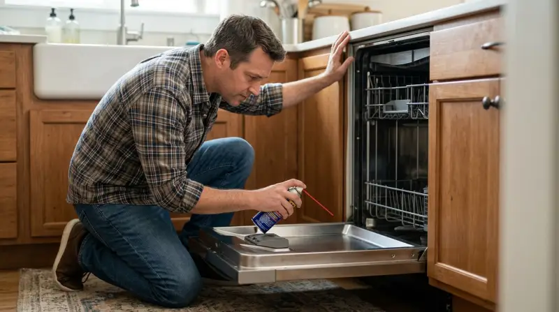 Dishwasher Door is Squeaking