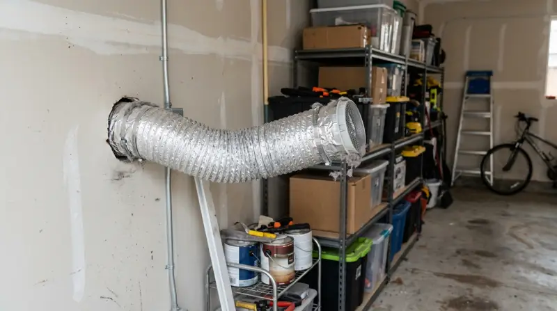 Dryer Vent into Garage