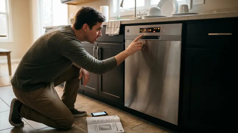Ge Dishwasher Lights Flashing And Beeping
