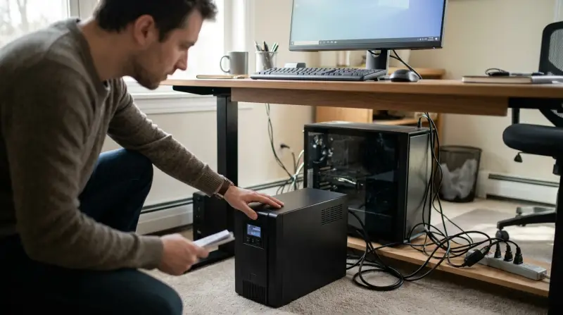How to Choose UPS Battery Backup for Desk PC