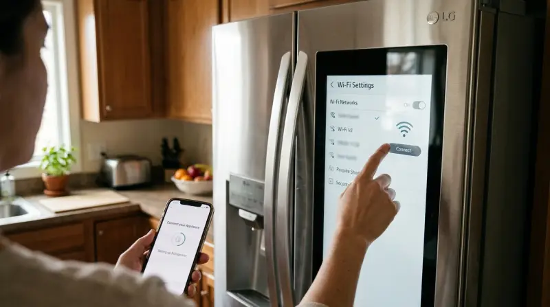 How to Setup Wifi on LG Refrigerator