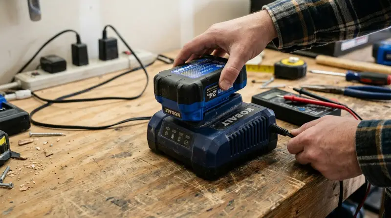 Kobalt 24V Battery Charger Not Working