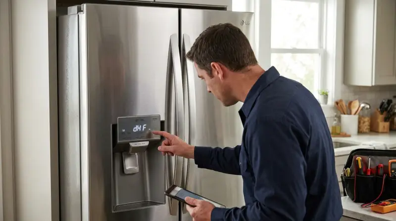 LG Refrigerator Error Code DH F