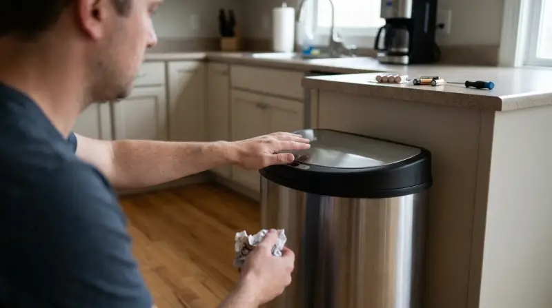 Ninestars Trash Can Lid Not Working