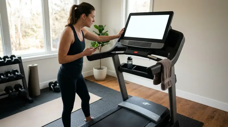 Nordictrack White Screen