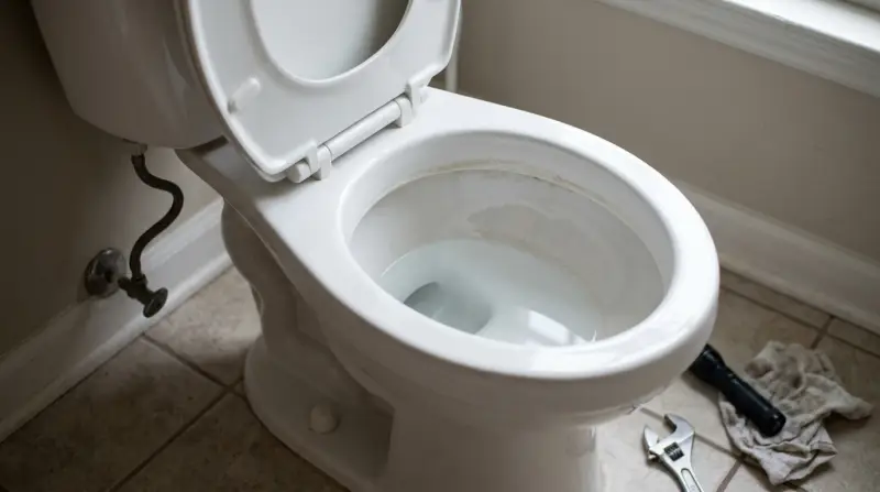 Toilet Bowl Slowly Loses Water