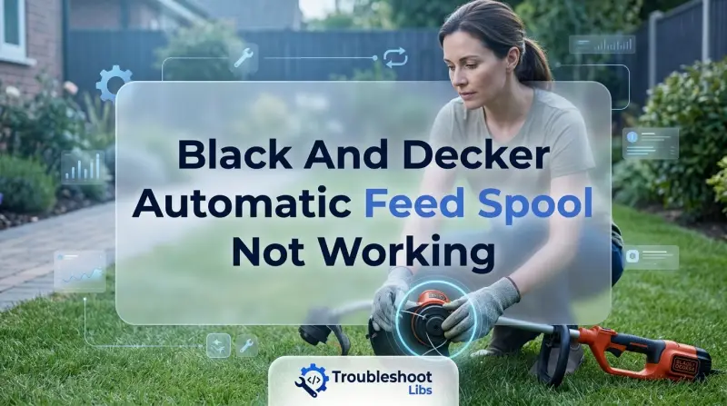 Black And Decker Automatic Feed Spool Not Working