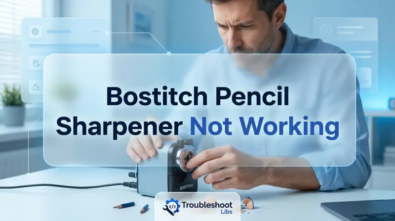Bostitch Pencil Sharpener Not Working