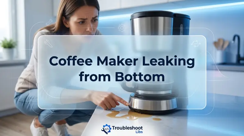 Coffee Maker Leaking from Bottom-Fi