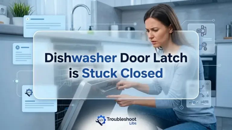 Dishwasher Door Latch is Stuck Closed