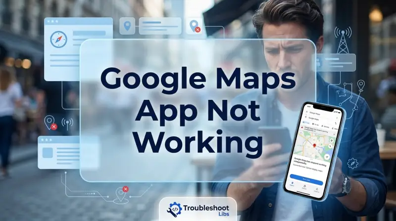 Google Maps App Not Working-Fi