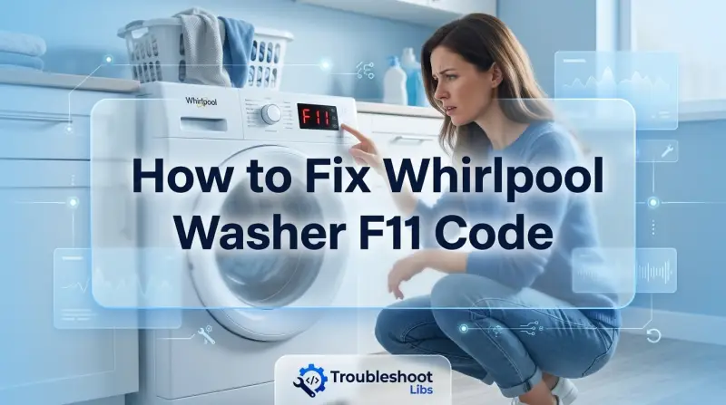 How to Fix Whirlpool Washer F11 Code