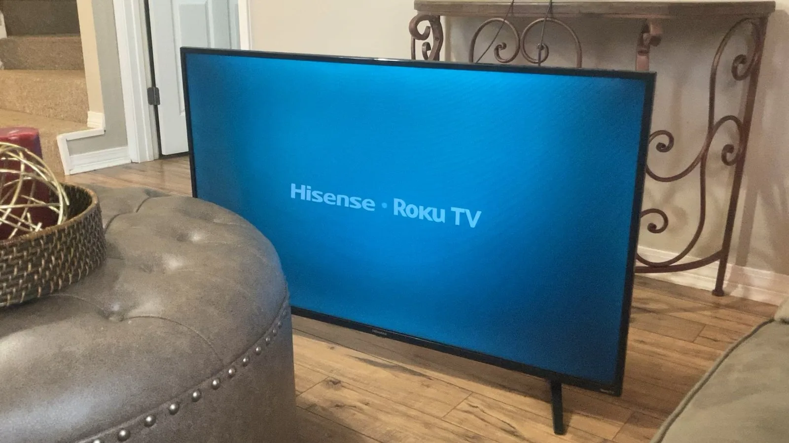 HDMI cables connected to a television representing the HDMI-CEC feature causing power issues.