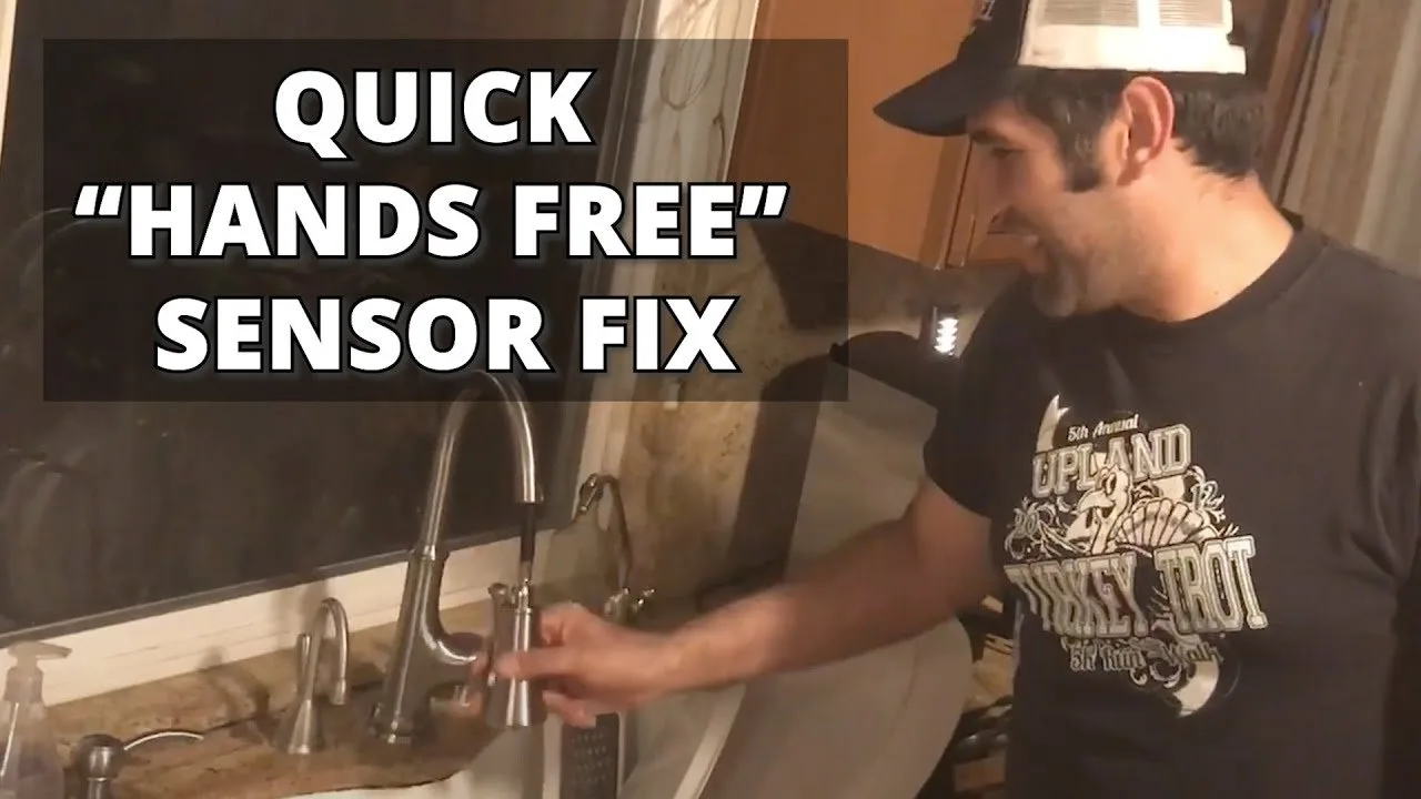 A collection of maintenance tools laid out for repairing a bathroom faucet.