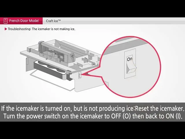 Warming a frozen water supply line behind a modern refrigerator to restore flow.