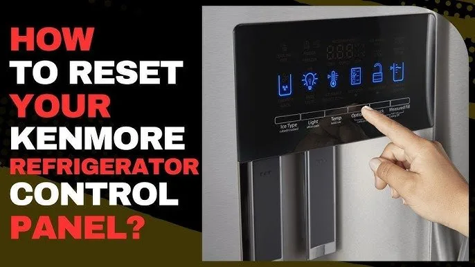 Using a smartphone app to re-sync settings on a digital freezer display.