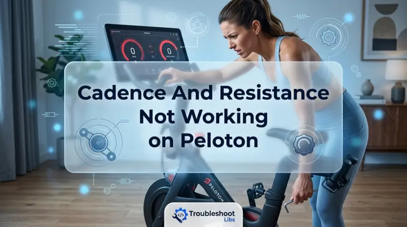 Cadence And Resistance Not Working on Peloton