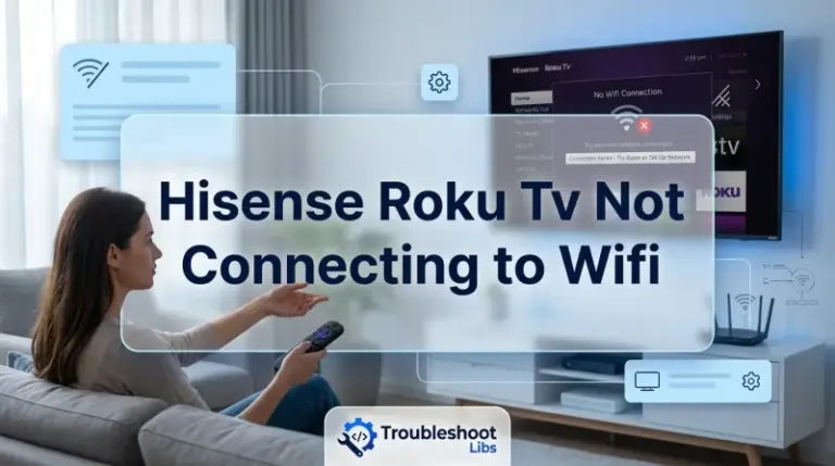 Hisense Roku Tv Not Connecting to Wifi